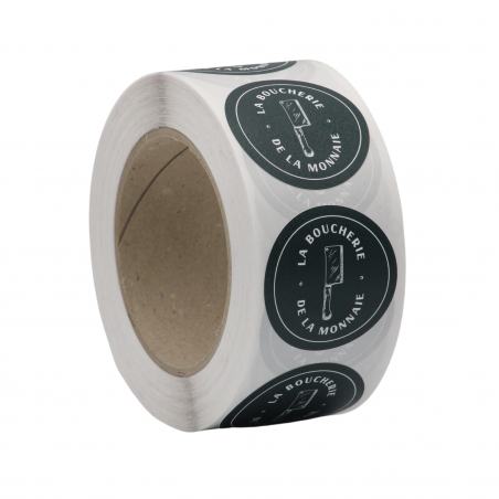 1324 Boutique ABAF Autocollant rond