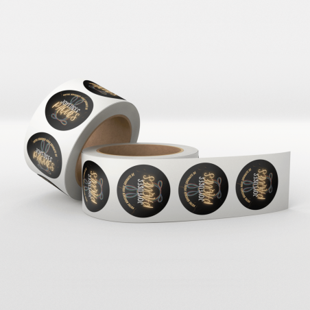 Autocollant rond de Pâques