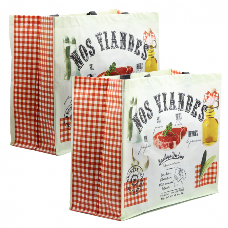 867 Boutique ABAF Sac grande taille "nos viandes"