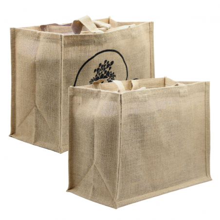872 Boutique ABAF Sac toile de jute
